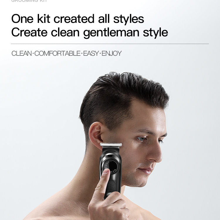 Hair Clipper Multifunctional Hair Clipper Carving Electric Hair Clipper Nose Hair Remover Shaver Set Shaver