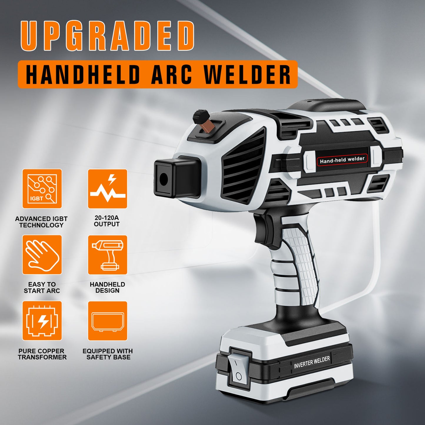 220V Portable Inverter Welding Machine 120A Handheld Arc Welding Machine 1.6- 3.2mm Universal