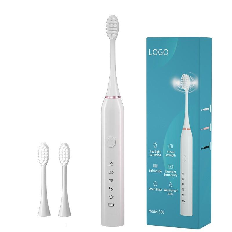 HOT Electric Travel Toothbrush Household USB Rechargeable 6 Positions Intelligent Adult Toothbrush With Soft Bristles