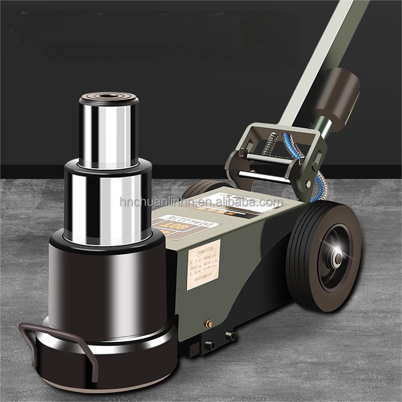 New pneumatic horizontal jack 50 tons auto repair dedicated heavy-duty folding hydraulic electric jack