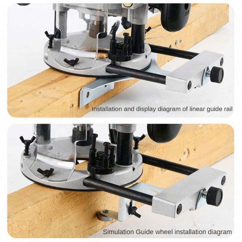 Woodworking trimming machine engraving machine slotting machine electric wood router tenoning tool