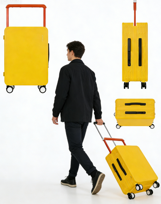 Bright Yellow Luggage: 24-Inch Options for Stylish, Hassle-Free Travel