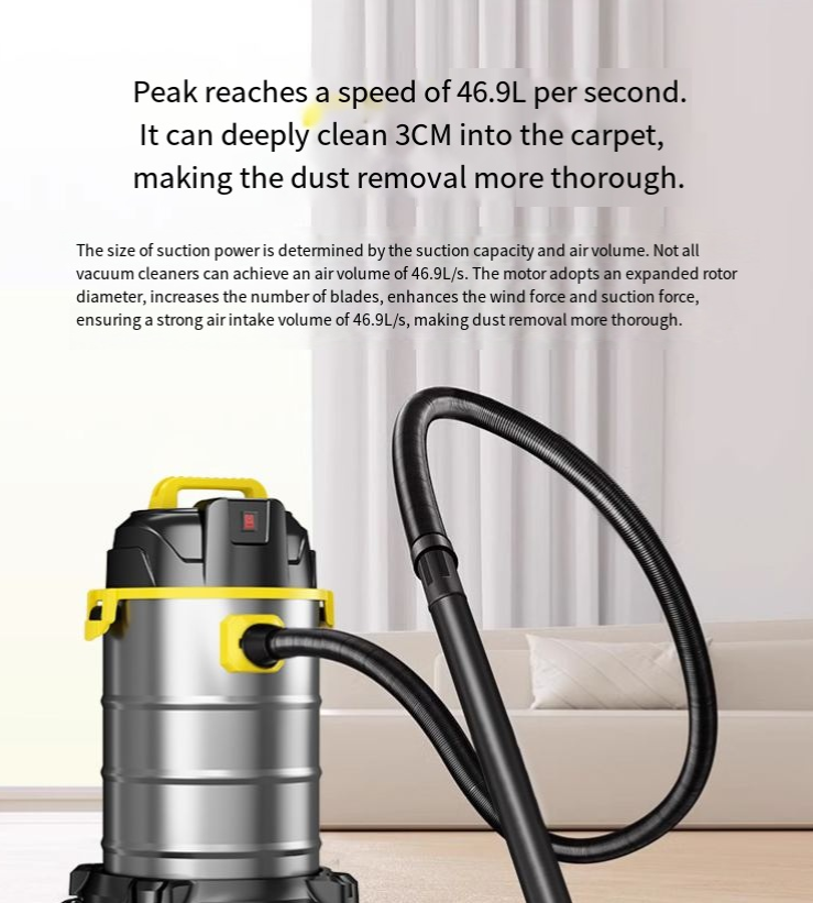 Vacuum cleaner for household cars, small, large suction, strong cleaning,, industrial vacuum cleaner