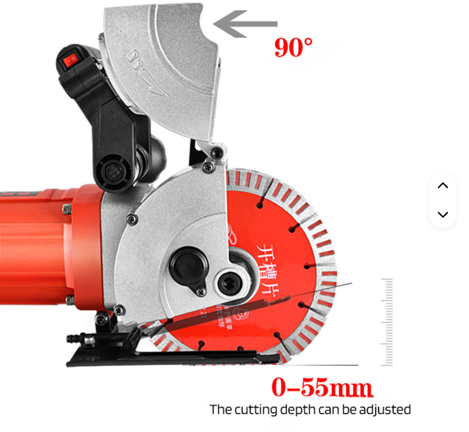 Grooving Machine Dust-Free Water and Electricity Fully Automatic Wall Line Groove Cutting Machine