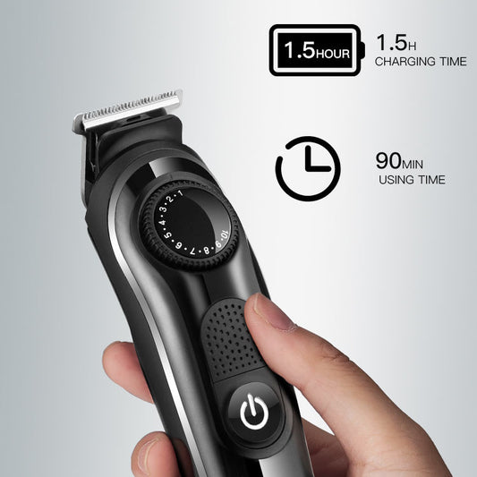 Hair Clipper Multifunctional Hair Clipper Carving Electric Hair Clipper Nose Hair Remover Shaver Set Shaver