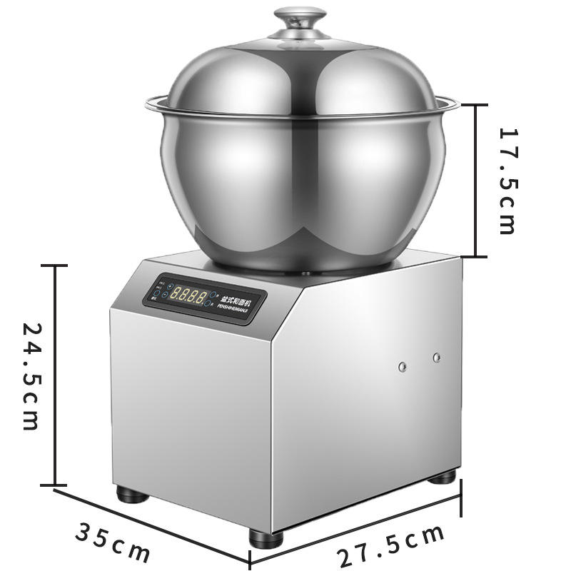 Fully automatic small mixer commercial stuffing mixer basin type household new style dough kneading machine electric dough mixer