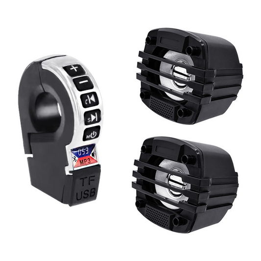 Motorcycle Bluetooth audio 12-80V electric vehicle handlebar MP3FM with handle switch car speaker subwoofer