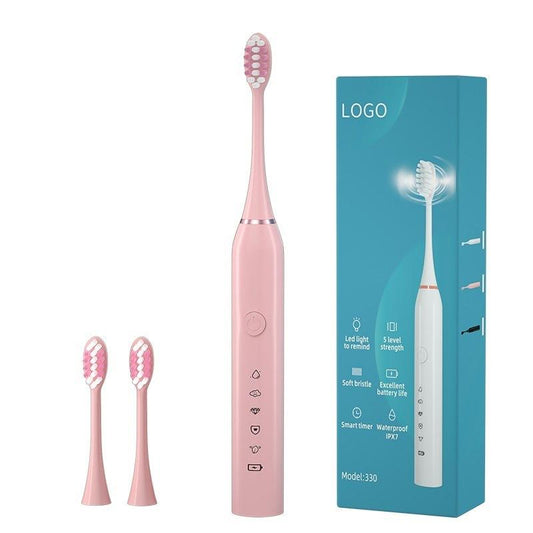 HOT Electric Travel Toothbrush Household USB Rechargeable 6 Positions Intelligent Adult Toothbrush With Soft Bristles