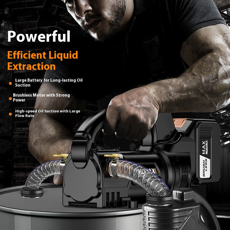 Lithium-ion oil pump rechargeable 21V lithium battery diesel pump small oil pump oil and water dual-purpose self-priming pump refueling pump