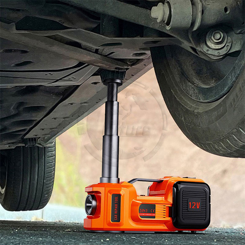 12V Multi-function Electric Hydraulic Jack Car Repair Tool Horizontal Air Pump Electric Wrench