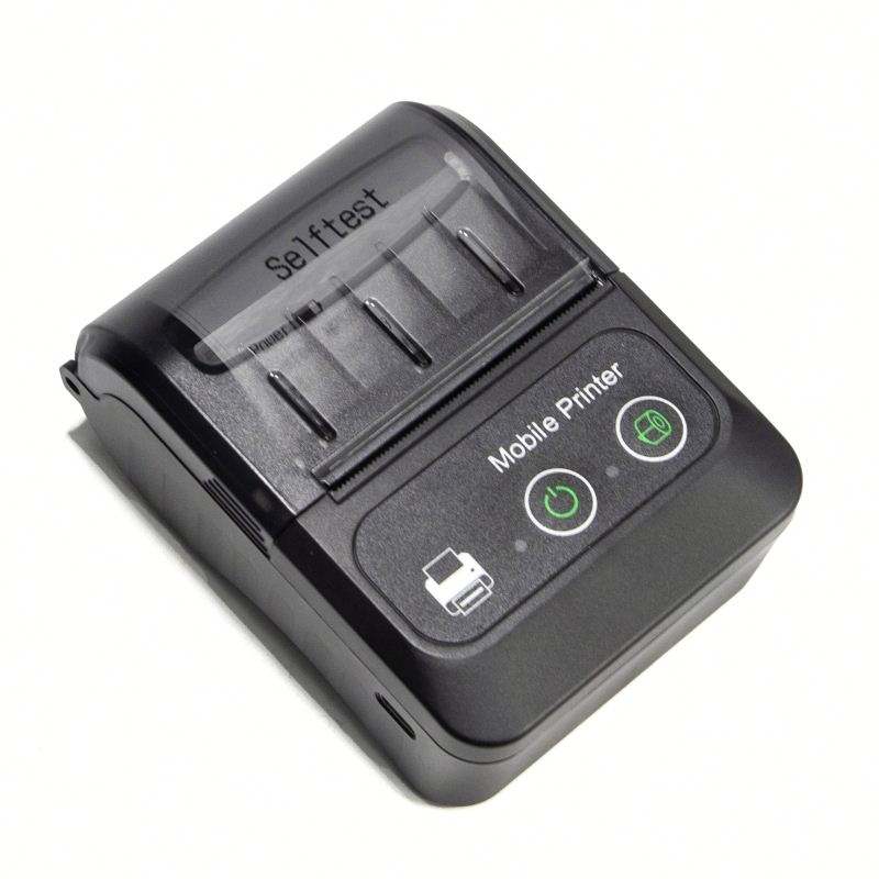 2inch 58mm Paper Width Portable Mini Blue-tooth and USB Interface Thermal Receipt Printer with Battery