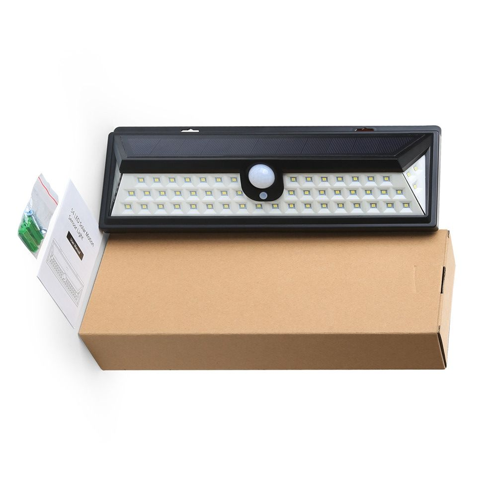 Solar Wall Lamp, Three-Sided Wall Light XY003: 118 LED Human Body Induction Home Garden Light, Outdoor Lighting, Waterproof Courtyard Garden Pathway Lamp
