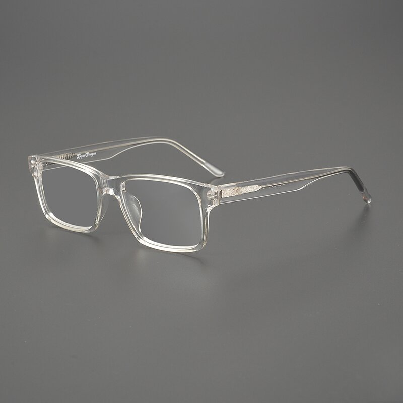 Retro-style acetate frame reading glasses for men and women, available in prescriptions from +1.00 to +3.50, high-end brand, anti-fatigue, blue light blocking.