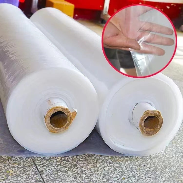 Thickened Transparent Waterproof Plastic Window Sheeting — Windproof & Heat-Retaining Film for Windows, Flower Rooms, Vegetable Greenhouses & Grow Tents