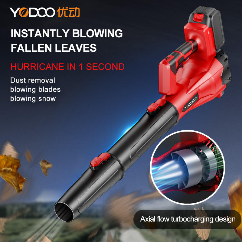 High-Power Cordless Lithium Blower — 2-in-1 for Industrial & Home Use, Compact Handheld Design for Leaves, Snow, Dust & Debris