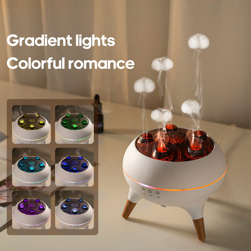 New Dynamic Jellyfish Aroma Diffuser — 250ml Portable Ultrasonic Air Humidifier for Home