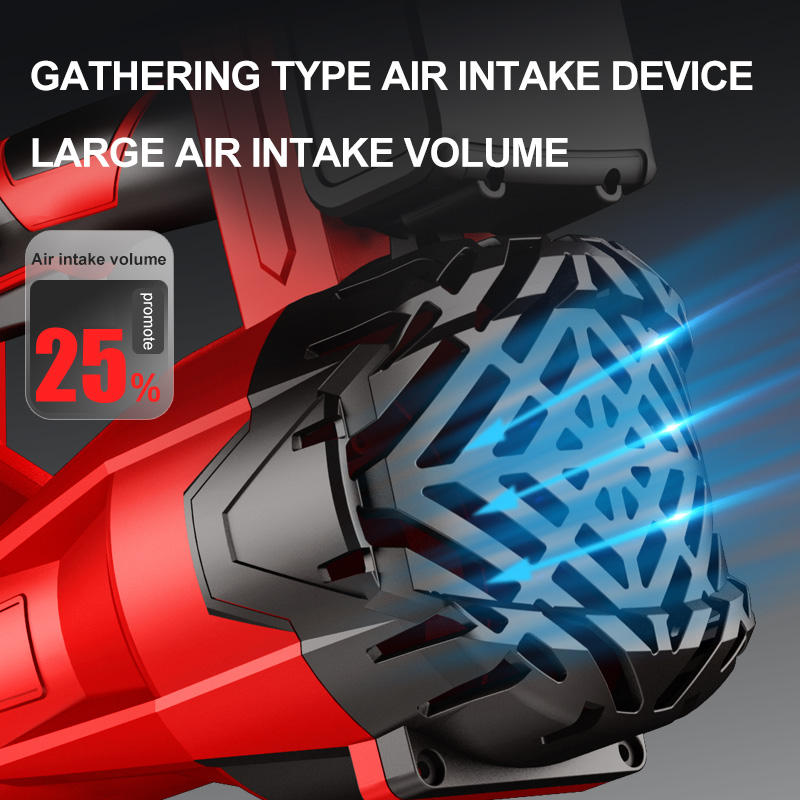 High-Power Cordless Lithium Blower — 2-in-1 for Industrial & Home Use, Compact Handheld Design for Leaves, Snow, Dust & Debris