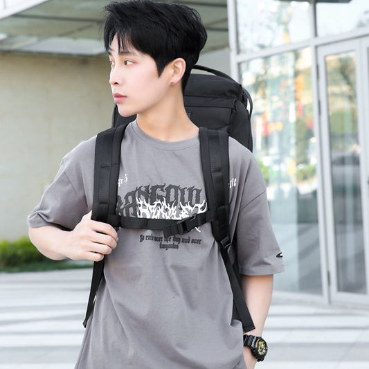 Travel Luggage Bag, Large Capacity Foldable Backpack, Dual-use Wheeled & Handheld Pouch