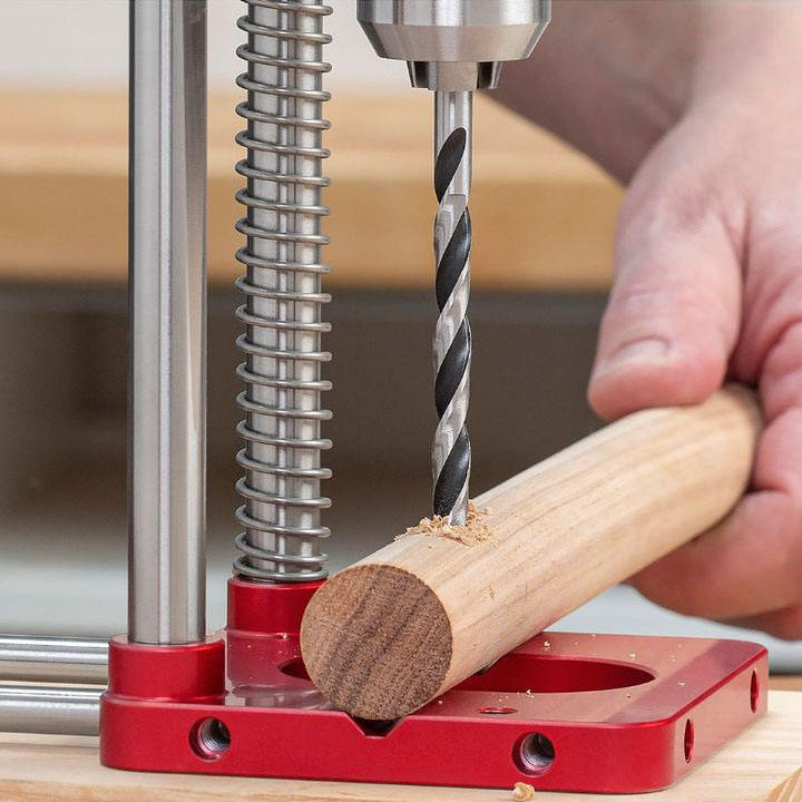 Portable Woodworking Positioner, Drilling Alignment Fixture for DIY & Home Use