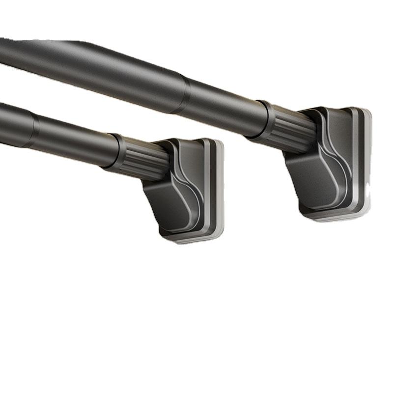 Curtain Retractable Support Rod, Drill-free Mount, Indoor Simple Hanging & Storage Rod