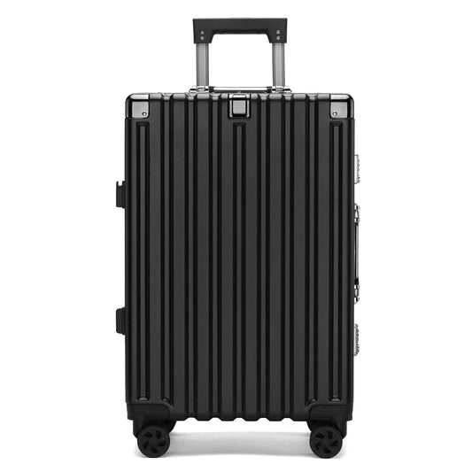 24 Inch PC Hard Shell Luggage, Aluminum Frame Travel Suitcase for Men Women & Students