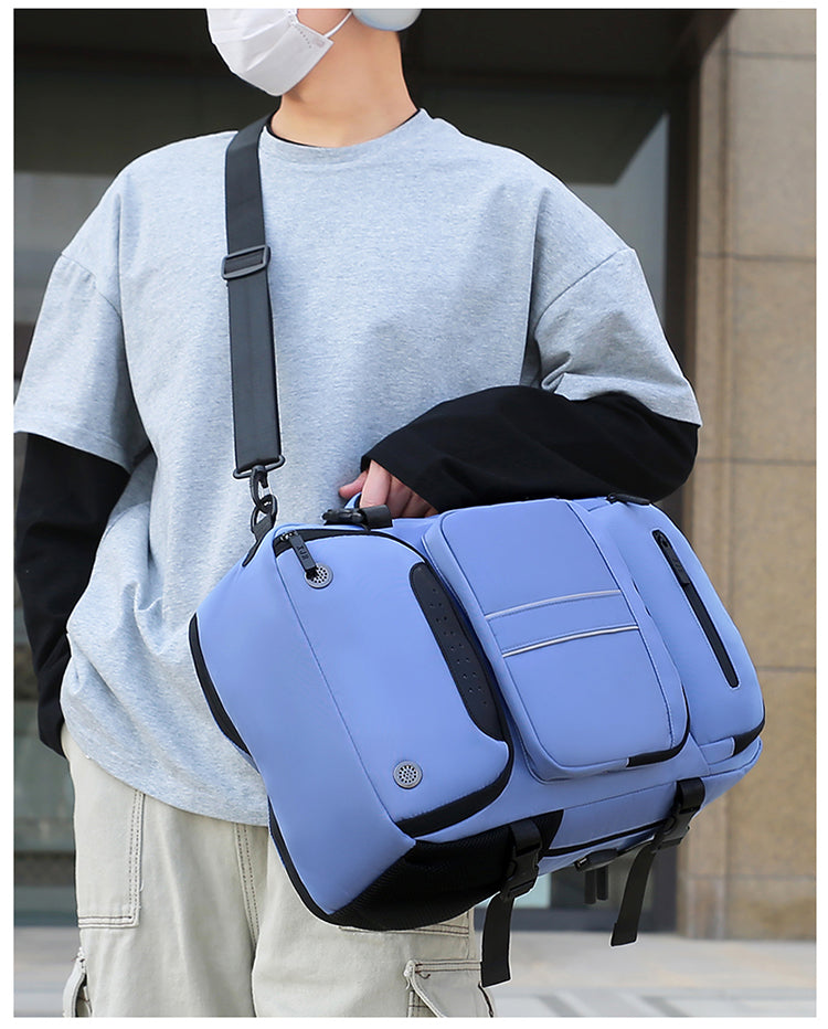 Business Style Laptop Backpack, Water-resistant Material, Large Capacity Bag for All Users
