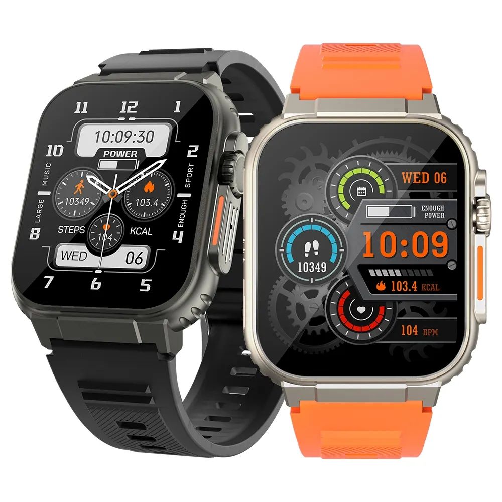 Fashion A70 Smart Watches Big Memory 1.96 Display 600mAh Battery Play Music BT Call Fitness Tracker Smartwatch for IOS Android