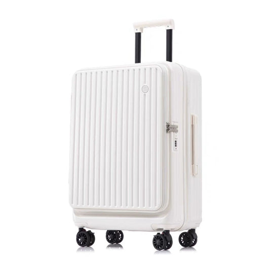 Multi-functional Side Opening Luggage, 24 Inch Boarding Case with Universal Wheels & Lock