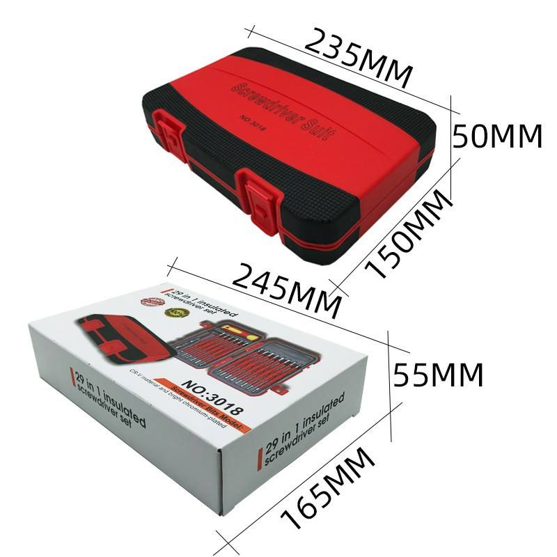 1000V Insulated Electrician Screwdriver Set, 29-pieces Screw Driver Set Kit, CR-V Magnetic Screwdriver Tool Set, Professional Electrician Tools