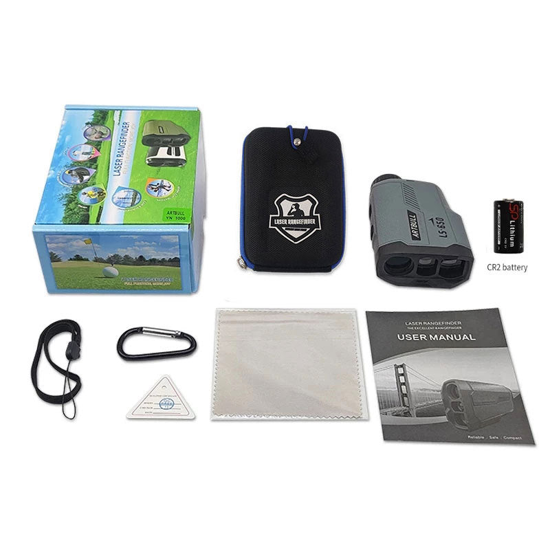 Laser rangefinder 5-650m telescope