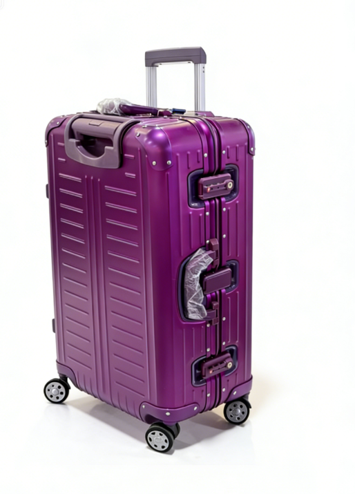 24-inch Amethyst Luggage: Large Capacity, High Toughness & Shatter Resistance, Silent Spinner Wheels, TSA Customs Lock, Multi-stage Telescopic Pull Rod