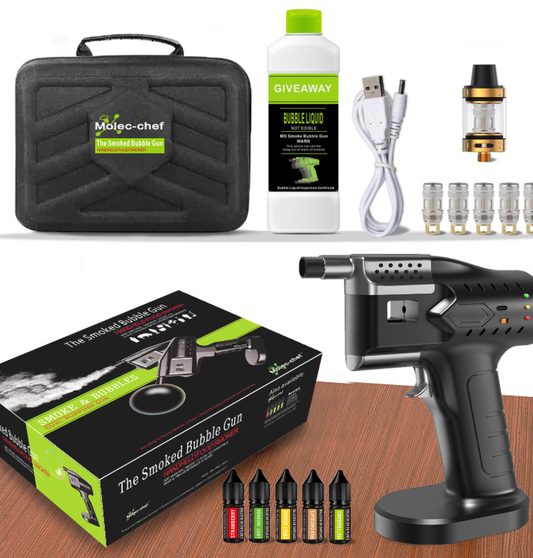 Cocktail Smoked Bubble Gun Creative Aroma Atomizing Bubble Gun