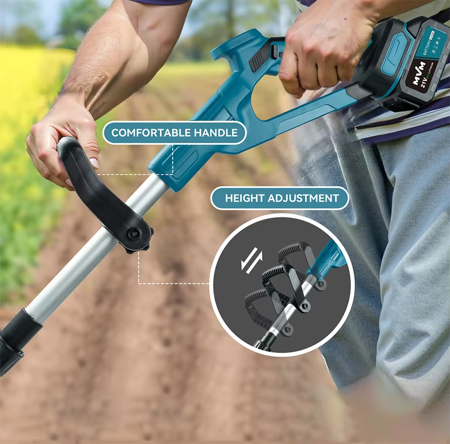 Lithium-ion, cultivator, agricultural soil tiller, small household electric excavator