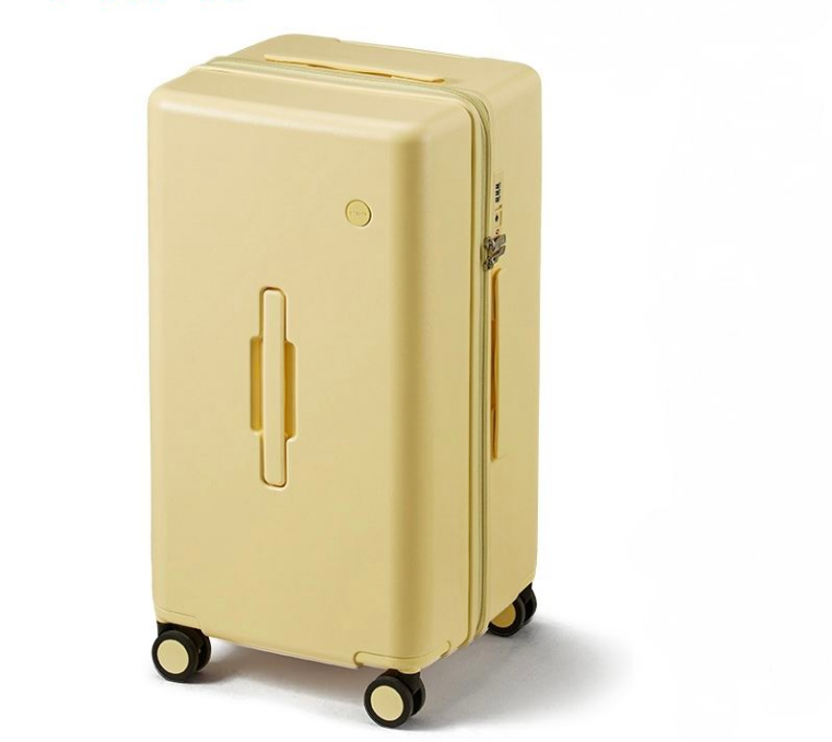 20-inch new stylish striped luggage, a popular design among influencers, multi-functional and thickened.