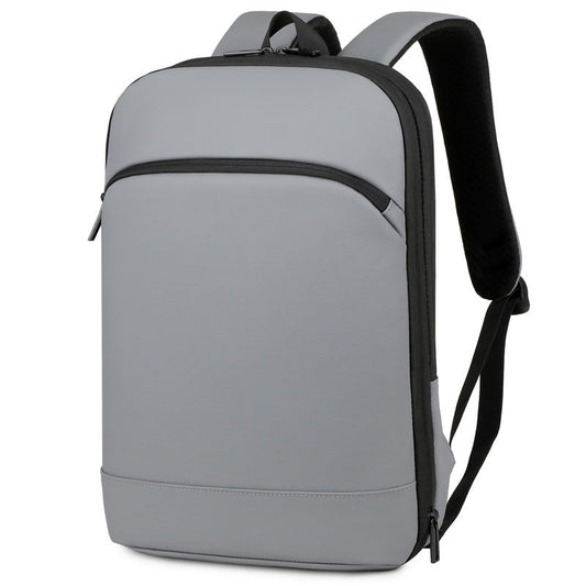 Ultra-thin commuter backpack with large capacity and expandable design; multi-functional waterproof shoulder bag